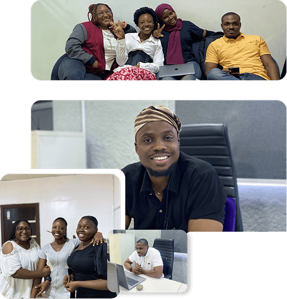Optimus AI Labs team collaborating across the studio